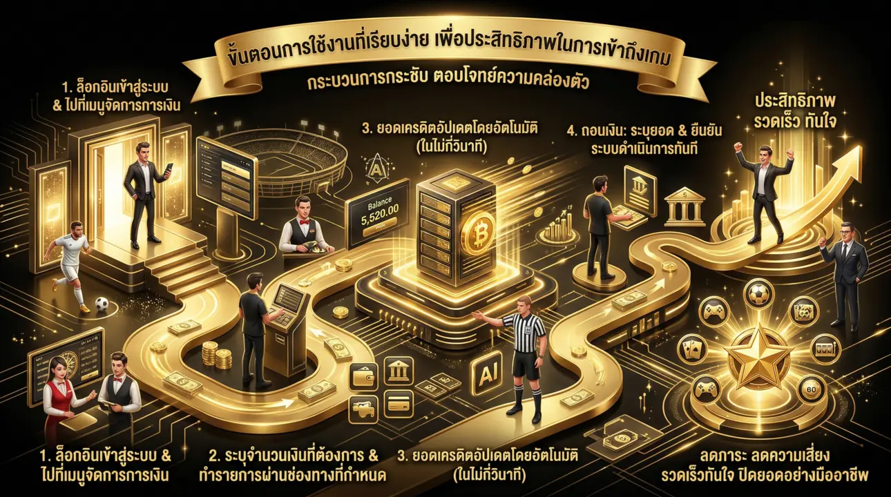 ขั้นตอนปิดยอดมือโปร ฝากถอนง่าย รวดเร็วทันใจ